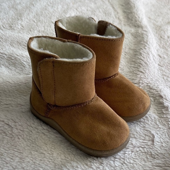 Wonder nation faux leather slip on boots - Picture 1 of 6